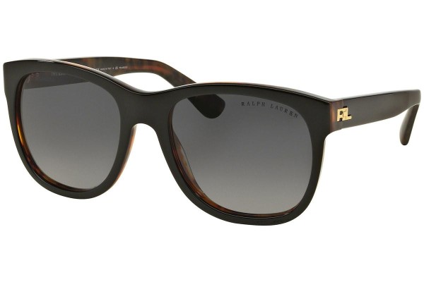 Okulary przeciwsłoneczne Ralph Lauren RL8141 5260T3 Polarized Kwadratowe Czarne