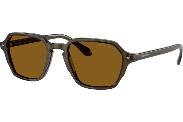 Слънчеви очила Giorgio Armani AR8220F 616933 Квадратни Зелена