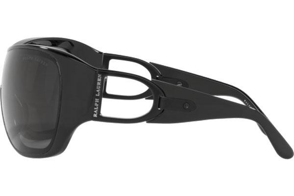 Okulary przeciwsłoneczne Ralph Lauren RL8189Q 500187 Pojedyncze | Shield Czarne
