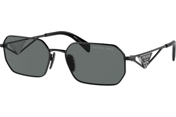 Слънчеви очила Prada PRA51S 1AB5Z1 Polarized Правоъгълни Черна