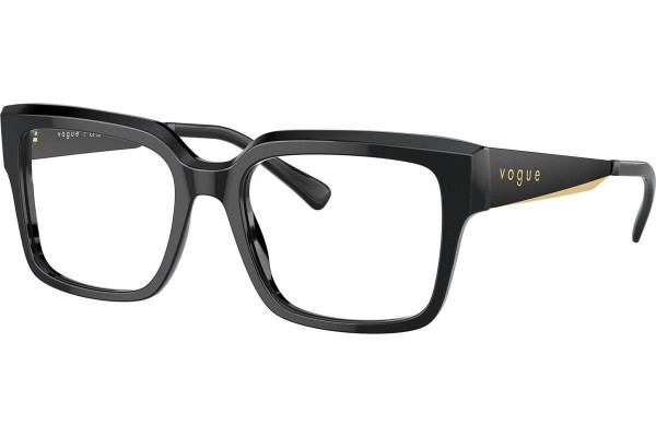 Okulary korekcyjne Vogue Eyewear VO5559 W44 Kwadratowe Czarne