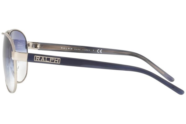 Okulary przeciwsłoneczne Ralph by Ralph Lauren RA4004 102/19 Pilotki (Aviator) Srebrne