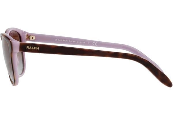 Okulary przeciwsłoneczne Ralph by Ralph Lauren RA5128 570868 Kocie oczy Havana