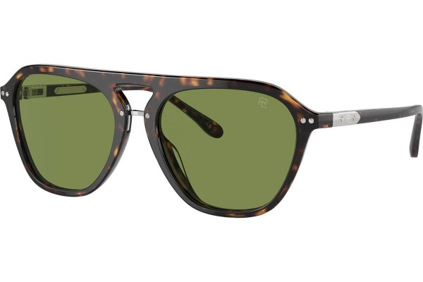 Okulary przeciwsłoneczne Ralph Lauren RL8219U 50034E Flat Top Havana