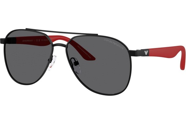 Слънчеви очила Emporio Armani EK2001 3001T3 Polarized Пилотни Черна