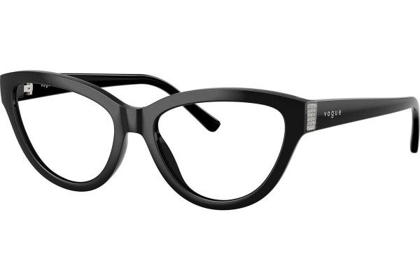 Очила Vogue Eyewear VO5610B W44 Око на котка Черна