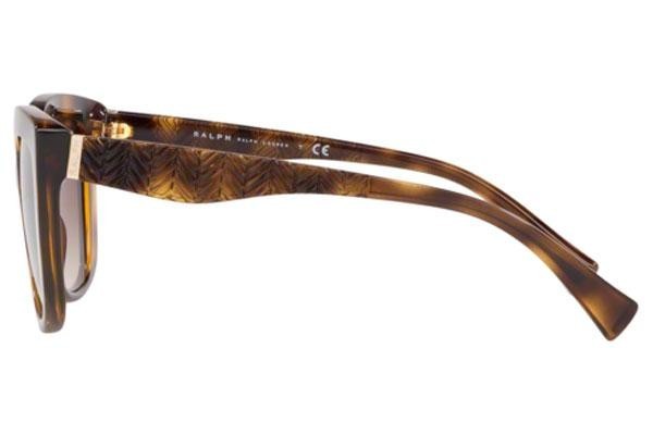 Okulary przeciwsłoneczne Ralph by Ralph Lauren RA5254 500313 Kocie oczy Havana