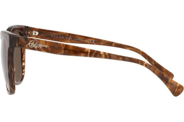Okulary przeciwsłoneczne Ralph by Ralph Lauren RA5256 567873 Kocie oczy Havana