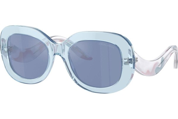 Solbriller Giorgio Armani AR8217 61521U Oval Blå