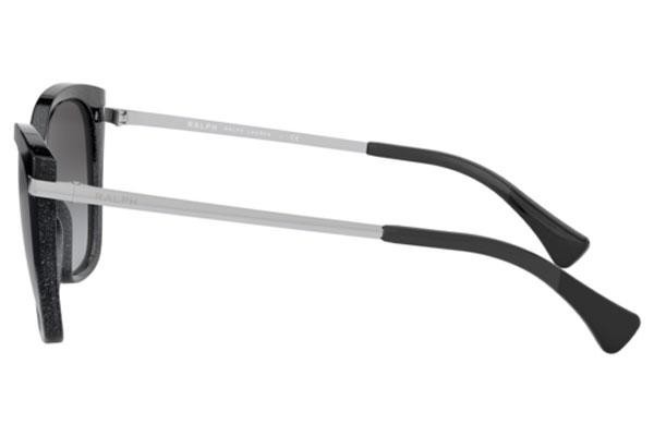 Okulary przeciwsłoneczne Ralph by Ralph Lauren RA5267 58418G Kocie oczy Czarne