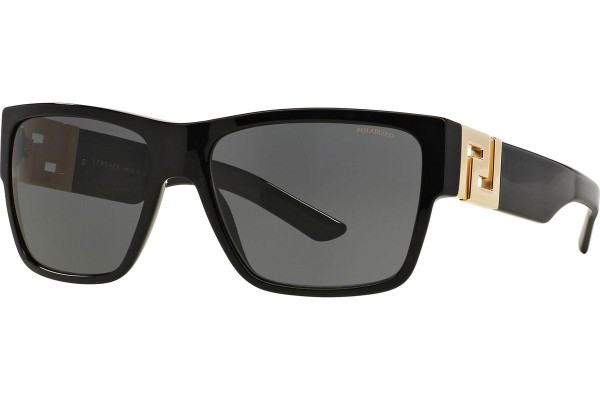 Слънчеви очила Versace VE4296 GB1/81 Polarized Квадратни Черна