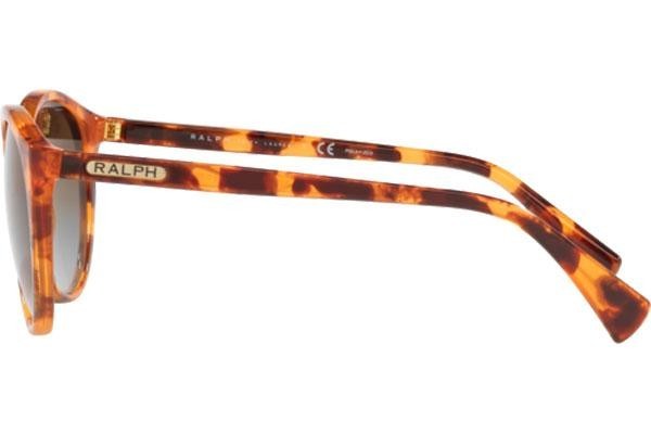 Okulary przeciwsłoneczne Ralph by Ralph Lauren RA5273 5885T5 Polarized Okrągłe Havana