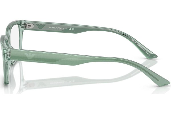 Okulary korekcyjne Emporio Armani EA3244 6176 Kwadratowe Zielone