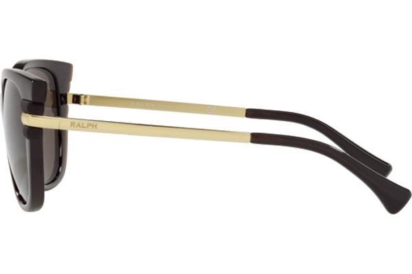 Okulary przeciwsłoneczne Ralph by Ralph Lauren RA5276 594373 Kocie oczy Brązowe