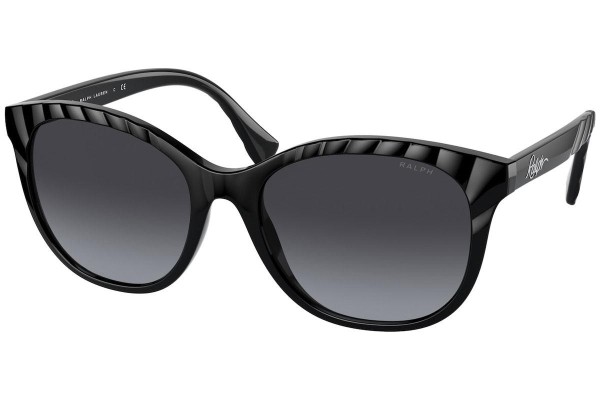 Okulary przeciwsłoneczne Ralph by Ralph Lauren RA5279 50018G Kocie oczy Czarne