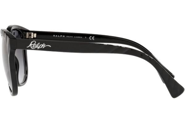 Okulary przeciwsłoneczne Ralph by Ralph Lauren RA5279 50018G Kocie oczy Czarne