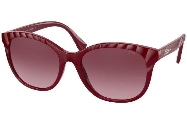 Okulary przeciwsłoneczne Ralph by Ralph Lauren RA5279 59448H Kocie oczy Czerwone
