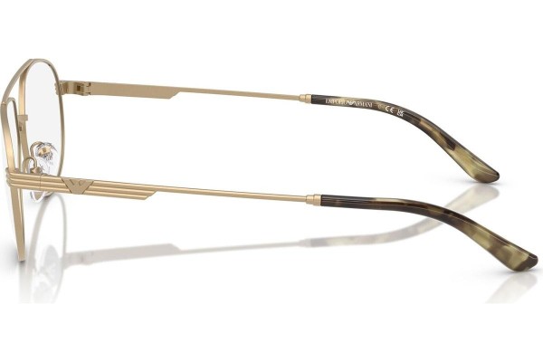 Okulary korekcyjne Emporio Armani EA1165 3002 Pilotki (Aviator) Złote