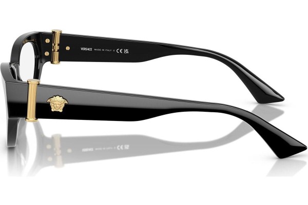 Okulary korekcyjne Versace VE3366 GB1 Kocie oczy Czarne
