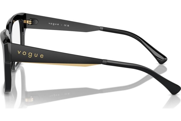 Okulary korekcyjne Vogue Eyewear VO5559 W44 Kwadratowe Czarne
