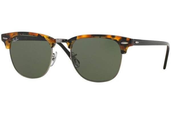 Sunčane naočale Ray-Ban Clubmaster Fleck Havana Collection RB3016 1157 Zadebljani gornji dio Havana