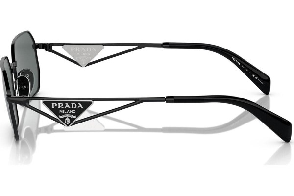 Слънчеви очила Prada PRA51S 1AB5Z1 Polarized Правоъгълни Черна