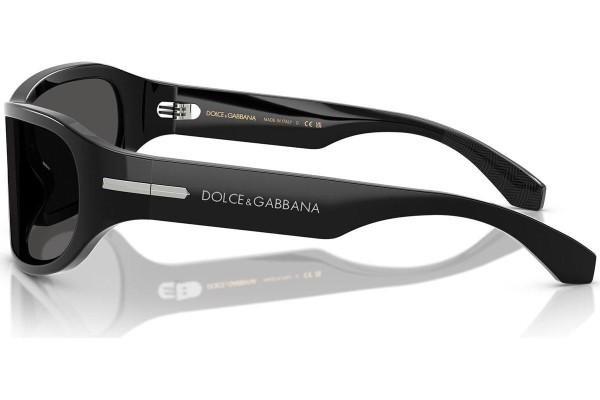 Okulary przeciwsłoneczne Dolce & Gabbana DG4486 501/87 Prostokątne Czarne