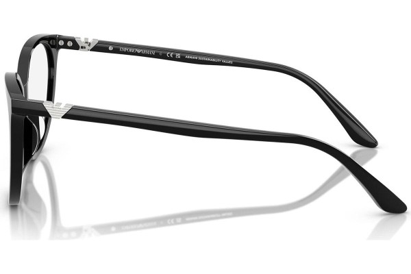 Ochelari Emporio Armani EA3249U 5017 Pătrați Negri