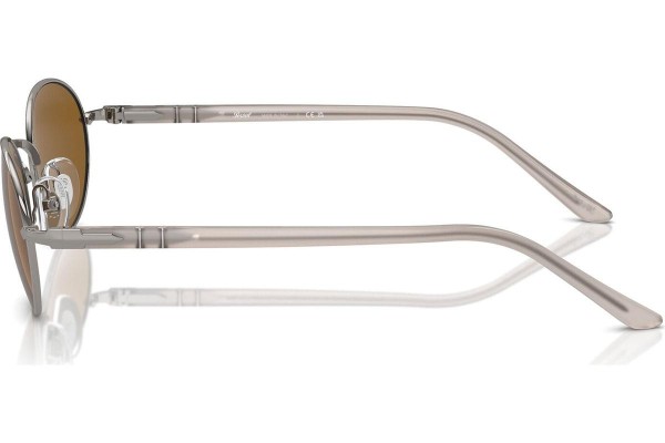 Okulary przeciwsłoneczne Persol PO1018S 513/33 Owalne Srebrne