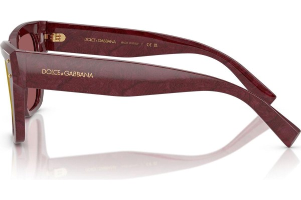 Слънчеви очила Dolce & Gabbana DG4471 3442D0 Квадратни Червена