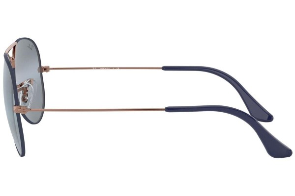 Okulary przeciwsłoneczne Ray-Ban Aviator Mirror RB3025 9156AJ Pilotki (Aviator) Niebieskie