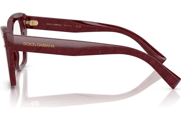 Ochelari Dolce & Gabbana DG3386 3442 Cat Eye Roșii