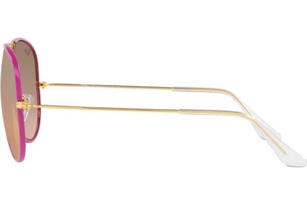 Okulary przeciwsłoneczne Ray-Ban Aviator Full Color RB3025JM 91963E Pilotki (Aviator) Fioletowe