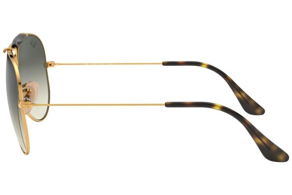 Okulary przeciwsłoneczne Ray-Ban Outdoorsman II Havana Collection RB3029 181/71 Pilotki (Aviator) Złote