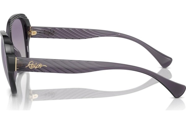 Okulary przeciwsłoneczne Ralph Lauren RA5316U 61588J Polarized Oversize Fioletowe