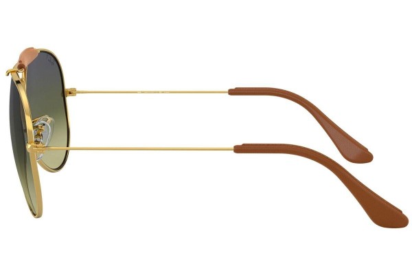 Okulary przeciwsłoneczne Ray-Ban Aviator Craft RB3422Q 001/M9 Polarized Pilotki (Aviator) Złote