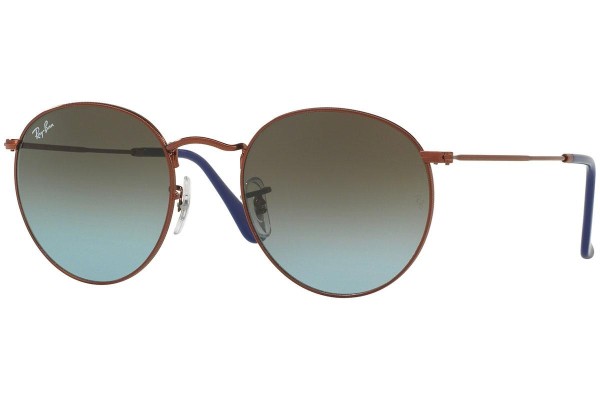 Okulary przeciwsłoneczne Ray-Ban Round Metal Metal RB3447 900396 Okrągłe Brązowe