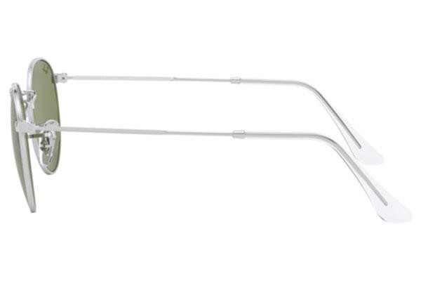 Okulary przeciwsłoneczne Ray-Ban Round Metal RB3447 91984E Okrągłe Srebrne