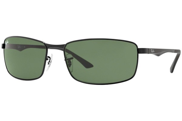 Okulary przeciwsłoneczne Ray-Ban RB3498 002/71 Prostokątne Czarne