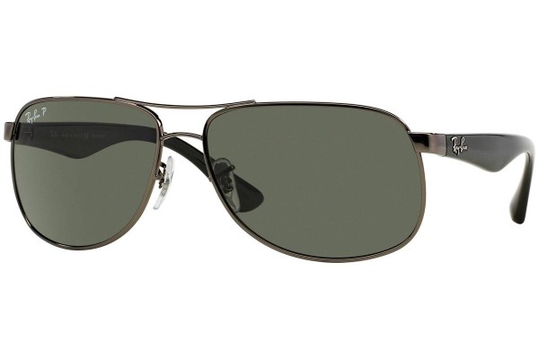 Okulary przeciwsłoneczne Ray-Ban RB3502 004/58 Polarized Pilotki (Aviator) Szare