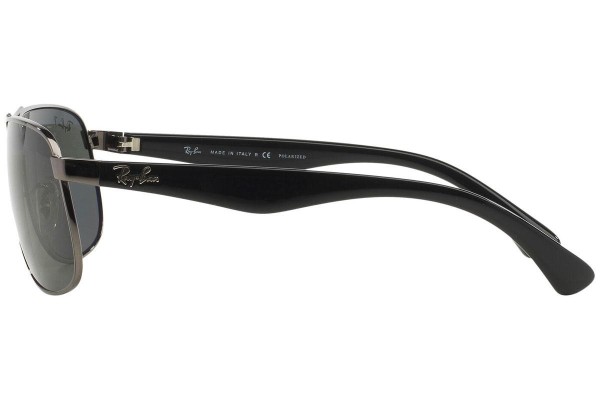 Okulary przeciwsłoneczne Ray-Ban RB3502 004/58 Polarized Pilotki (Aviator) Szare