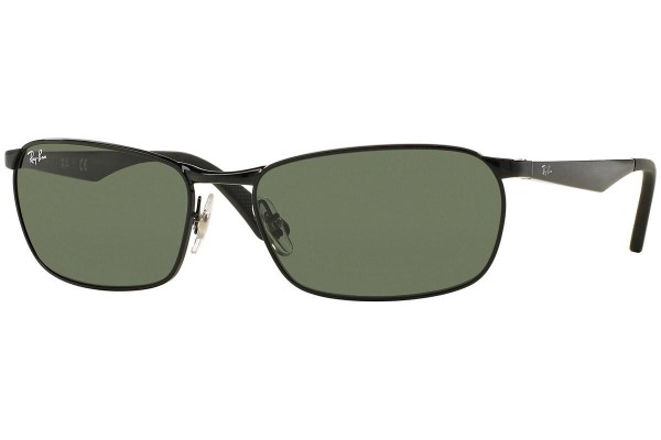 Okulary przeciwsłoneczne Ray-Ban RB3534 002 Prostokątne Czarne