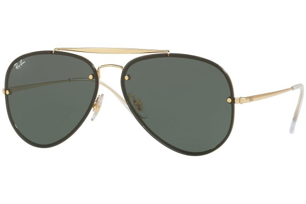 Sunčane naočale Ray-Ban Blaze Aviator Blaze Collection RB3584N 905071 Pilotski Zlatni