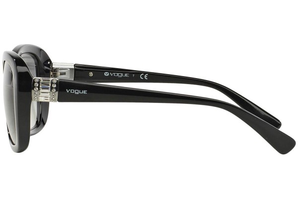 Okulary przeciwsłoneczne Vogue Eyewear VO2943SB W44/11 Oversize Czarne