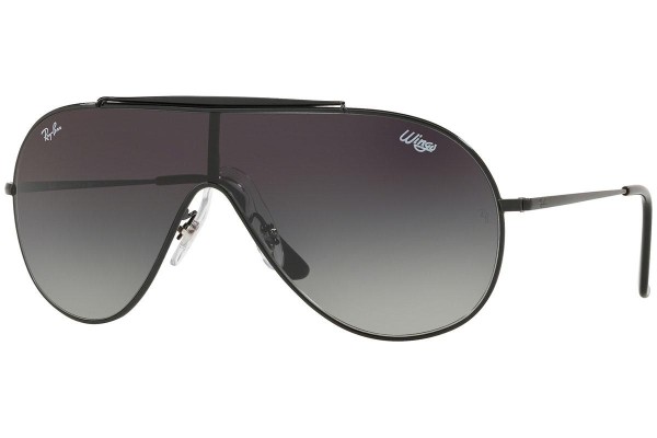 Okulary przeciwsłoneczne Ray-Ban Wings RB3597 002/11 Pojedyncze | Shield Czarne