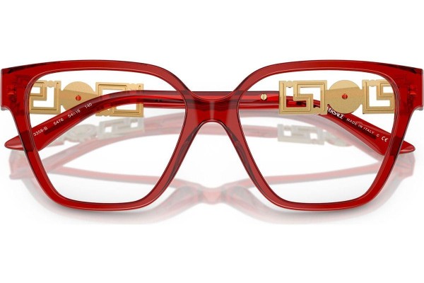 Glasses Versace VE3358B 5476 Prostokątne Czerwone