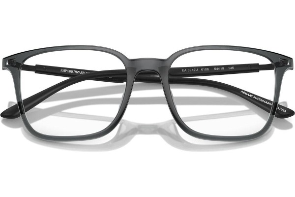 Okulary korekcyjne Emporio Armani EA3242U 6106 Kwadratowe Czarne