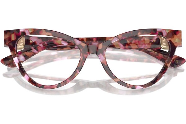 Okulary korekcyjne Dolce & Gabbana DG3394 3440 Kocie oczy Havana