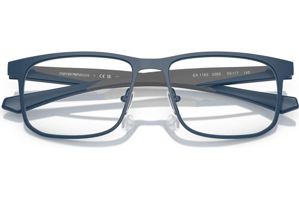 Okulary korekcyjne Emporio Armani EA1163 3389 Kwadratowe Niebieskie