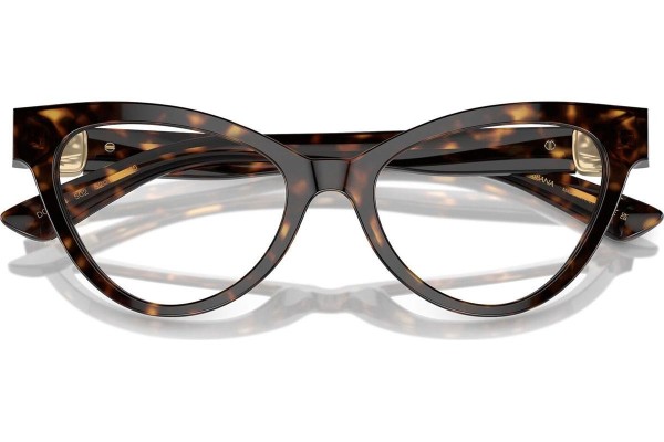 Okulary korekcyjne Dolce & Gabbana DG3394 502 Kocie oczy Havana